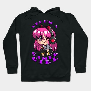 Yes Im A Gamer Girl Purple Hoodie